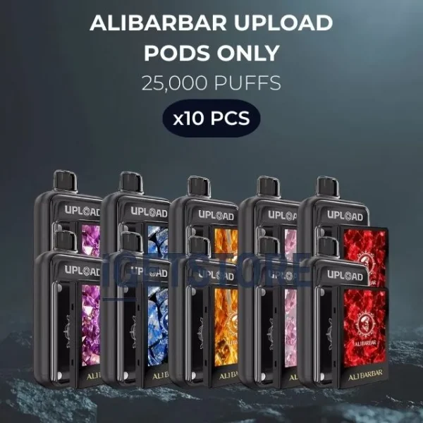 10 PCS – Alibarbar Upload  25000 Puffs