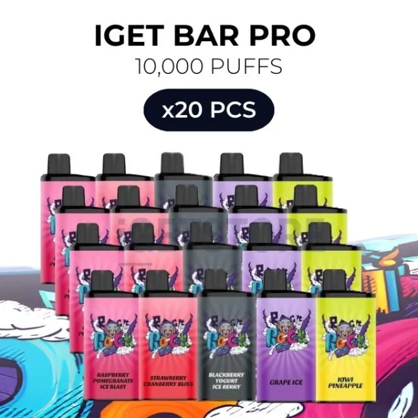 20 PCS – IGET Bar Pro 10000 Puffs