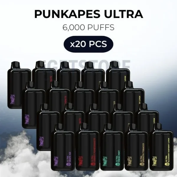 20 PCS – Punkapes Ultra 6000 Puffs