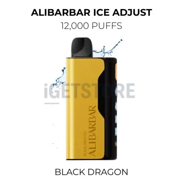 Alibarbar Ice Adjust Black Dragon 12000 Puffs
