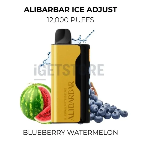 Alibarbar Ice Adjust Blueberry Watermelon 12000 Puffs