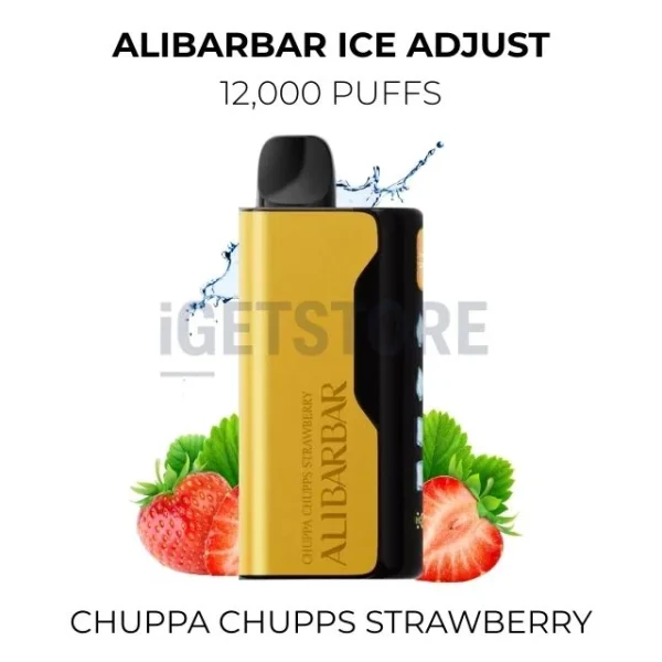 Alibarbar Ice Adjust Chuppa Chupps Strawberry 12000 Puffs