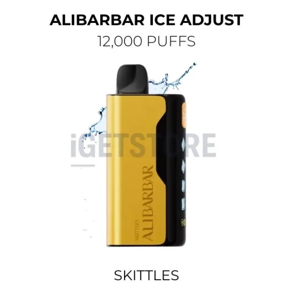 Alibarbar Ice Adjust Skittles 12000 Puffs