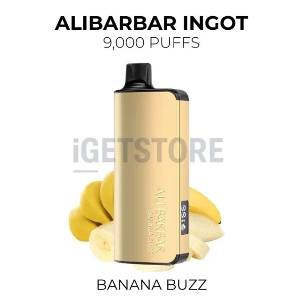 Alibarbar Ingot Banana Buzz 9000 Puffs