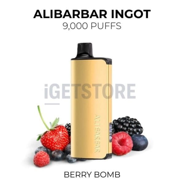Alibarbar Ingot Berry Bomb  9000 Puffs
