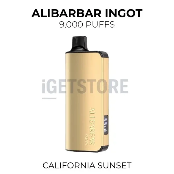 Alibarbar Ingot California Sunset 9000 Puffs