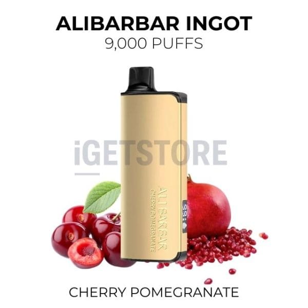 Alibarbar Ingot Cherry Pomegranate 9000 Puffs