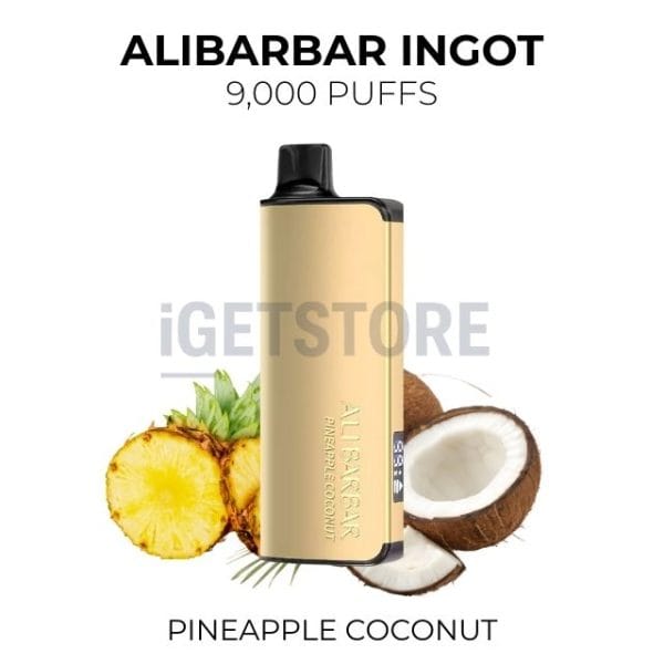 Alibarbar Ingot Pineapple Coconut 9000 Puffs