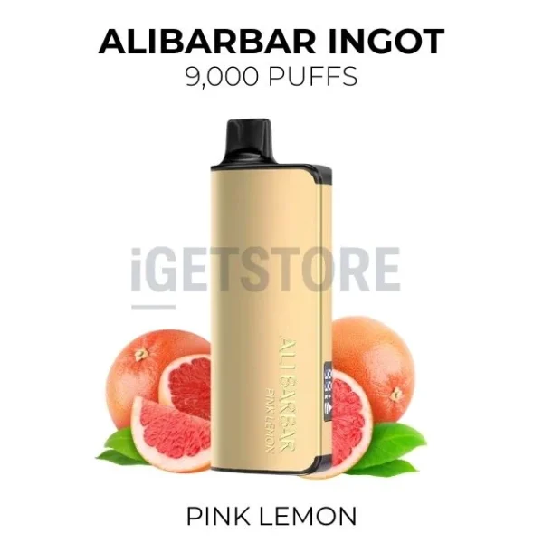 Alibarbar Ingot Pink Lemon 9000 Puffs