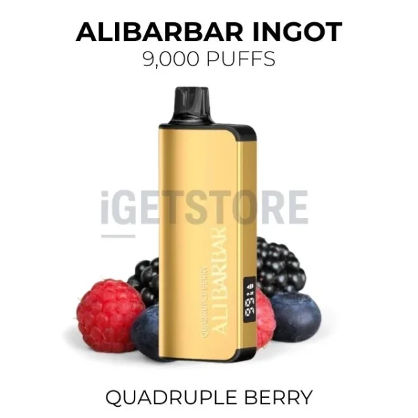 Alibarbar Ingot Quadruple Berry 9000 Puffs