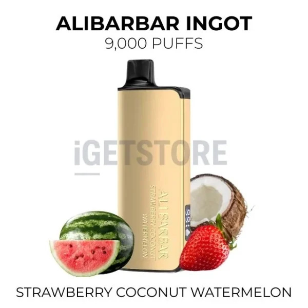 Alibarbar Ingot Strawberry Coconut Watermelon 9000 Puffs