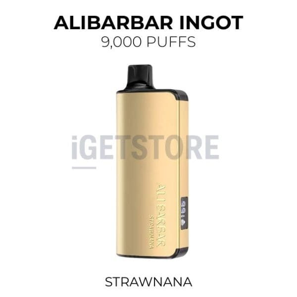 Alibarbar Ingot Strawnana 9000 Puffs