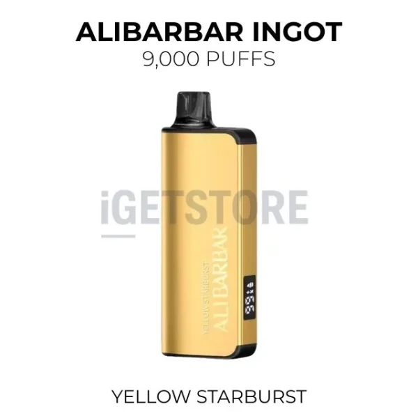 Alibarbar Ingot Yellow Starburst 9000 Puffs