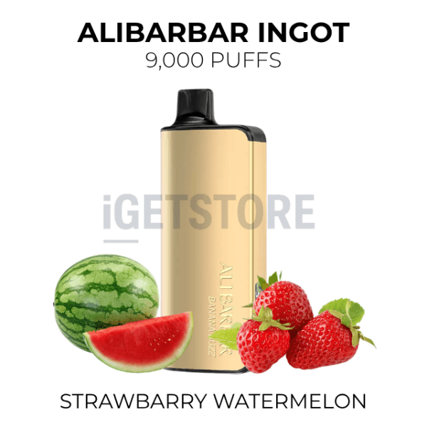 Alibarbar Ingot Strawberry Watermelon 9000 Puffs