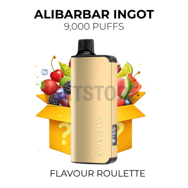 Alibarbar Ingot Flavour Roulette 9000 Puffs