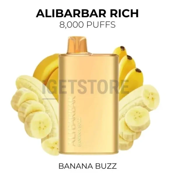 Alibarbar Rich Banana Buzz 8000 Puffs