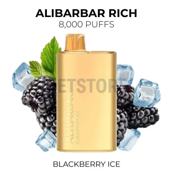 Alibarbar Rich Blackberry Ice 8000 Puffs