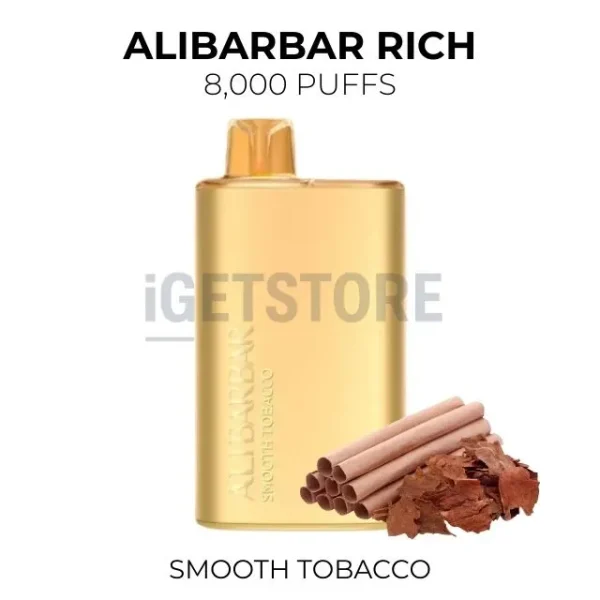 Alibarbar Rich Smooth Tobacco 8000 Puffs