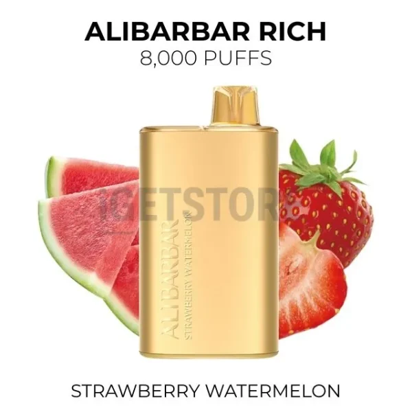 Alibarbar Rich Strawberry Watermelon 8000 Puffs