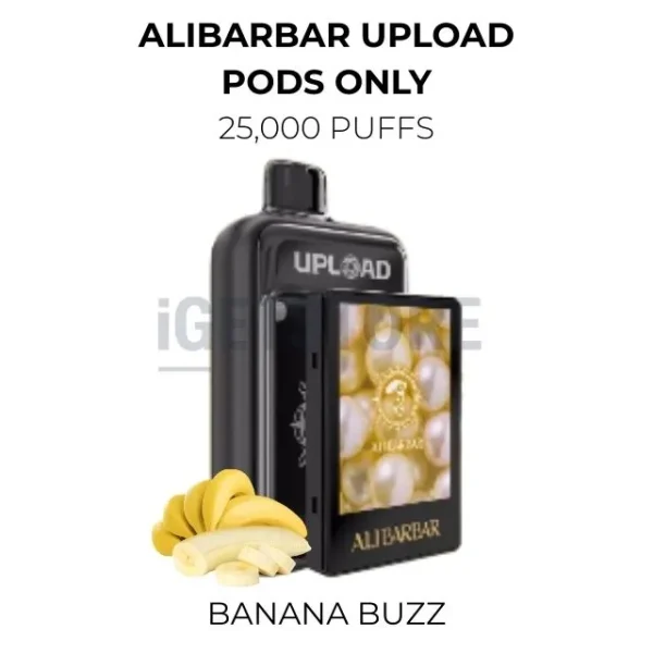 Alibarbar Upload Banana Buzz 25000 Puffs