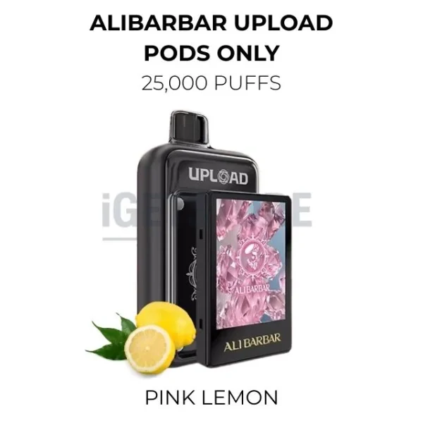 Alibarbar Upload Pink Lemon 25000 Puffs