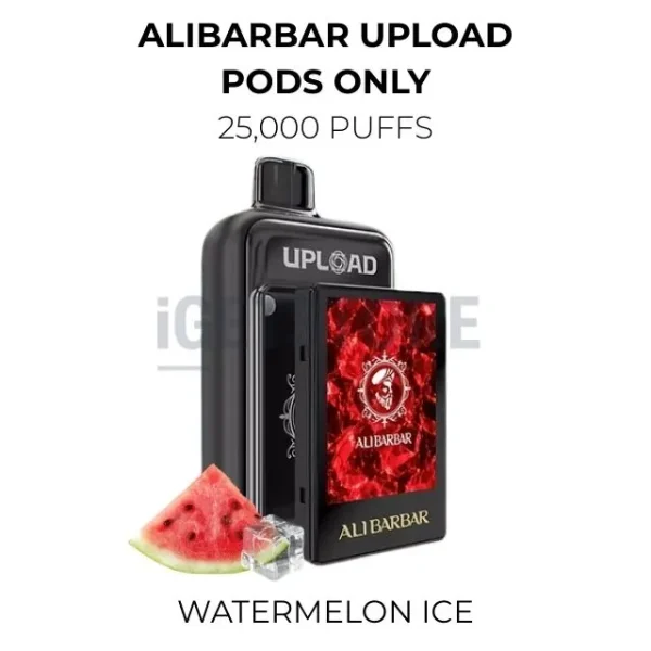 Alibarbar Upload Watermelon Ice 25000 Puffs