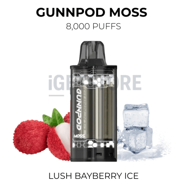 GunnPod Moss Lush Bayberry Ice 8000 Puffs