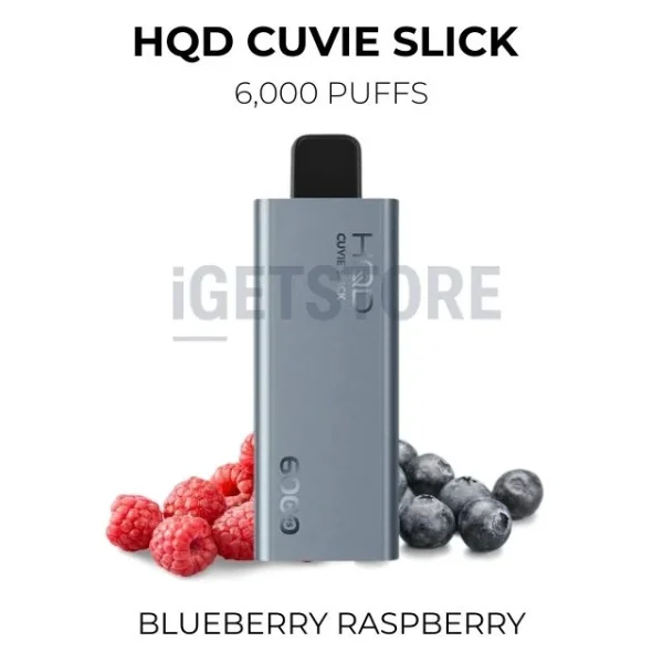 HQD Cuvie Slick Blueberry Raspberry 6000 Puffs
