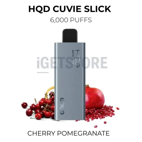 HQD Cuvie Slick Cherry Pomegranate 6000 Puffs