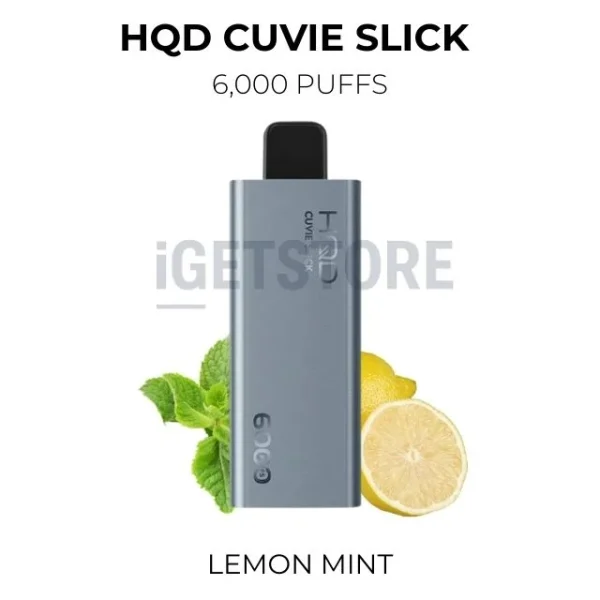 HQD Cuvie Slick Lemon Mint 6000 Puffs