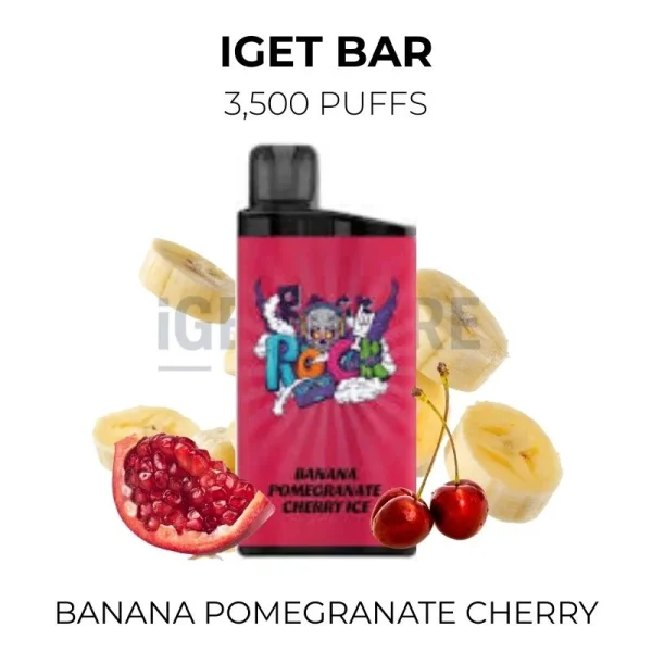 IGET Bar Banana Pomegranate Cherry 3500 Puffs
