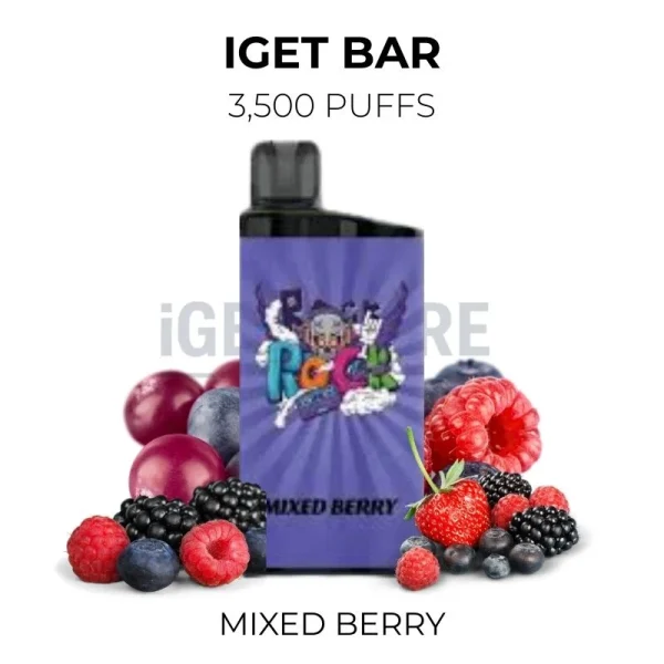 IGET Bar Mixed Berry 3500 Puffs