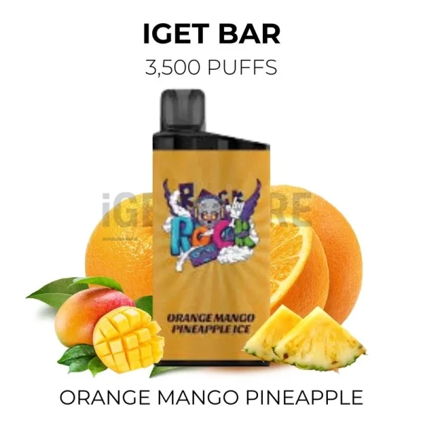 IGET Bar Orange Mango Pineapple 3500 Puffs