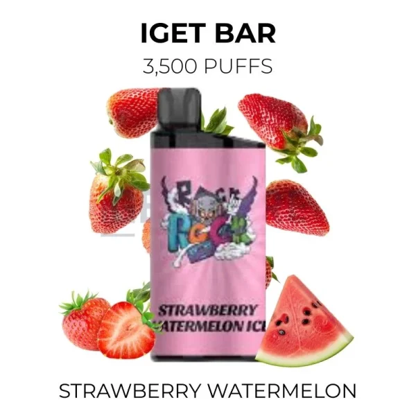 IGET Bar Strawberry Watermelon Ice 3500 Puffs