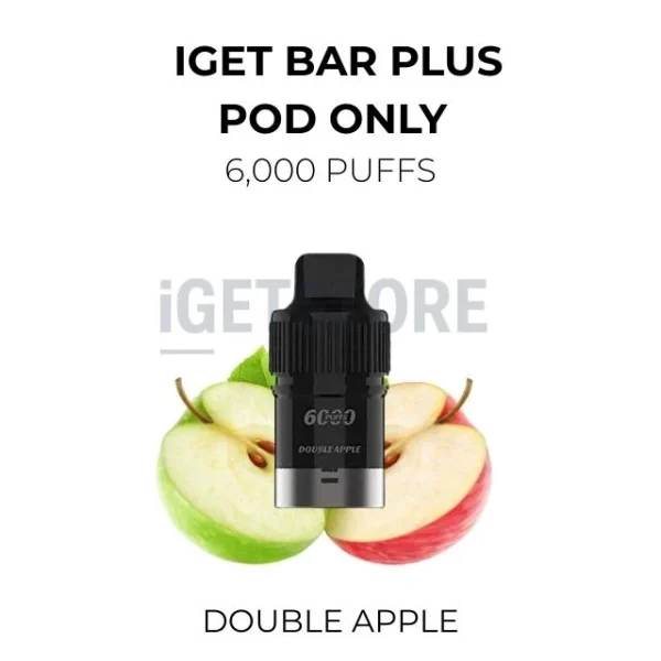 IGET Bar Plus Pods Double Apple 6000 Puffs
