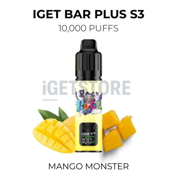 IGET Bar Plus S3 Mango Monster 10000 Puffs