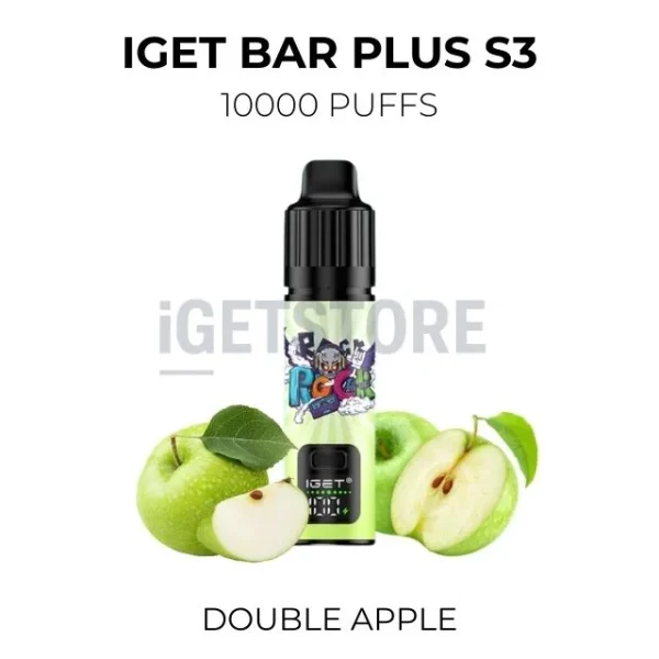 IGET Bar Plus S3 Double Apple 10000 Puffs