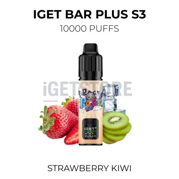 IGET Bar Plus S3 Strawberry Kiwi 10000 Puffs