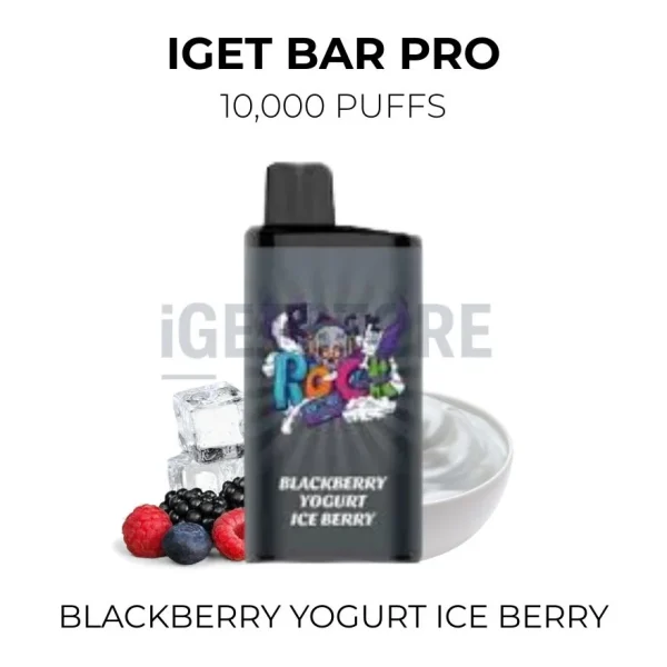 IGET Bar Pro Blackberry Yogurt Ice Berry 10000 Puffs