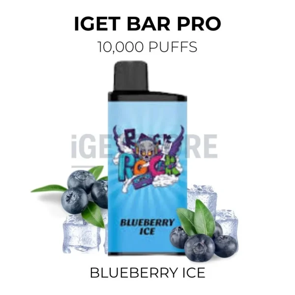 IGET Bar Pro Blueberry Ice 10000 Puffs