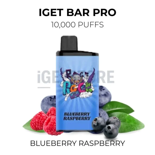 IGET Bar Pro Blueberry Raspberry 10000 Puffs