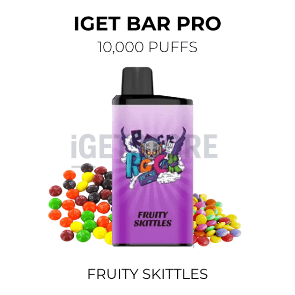 IGET Bar Pro ⁠Fruity Skittles 10000 Puffs