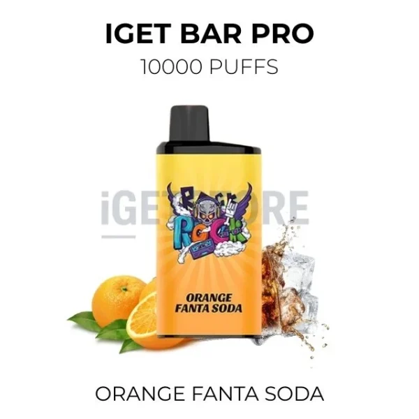 IGET Bar Pro Orange Fanta Soda 10000 Puffs