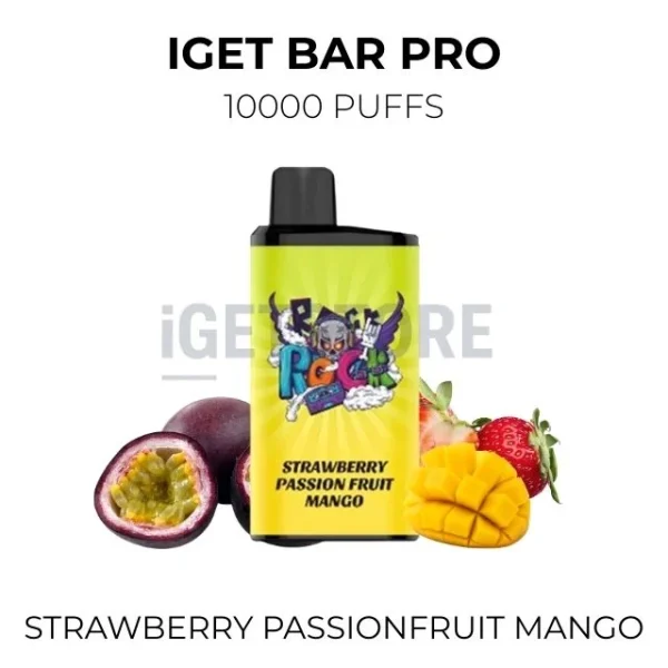IGET Bar Pro Strawberry Passionfruit Mango 10000 Puffs