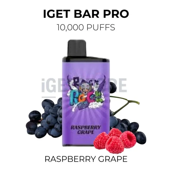 IGET Bar Pro Raspberry Grape 10000 Puffs