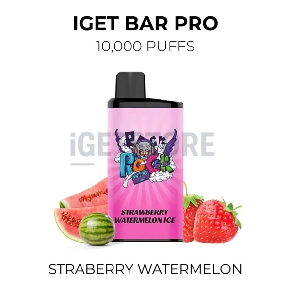 IGET Bar Pro Strawberry Watermelon Ice 10000 Puffs