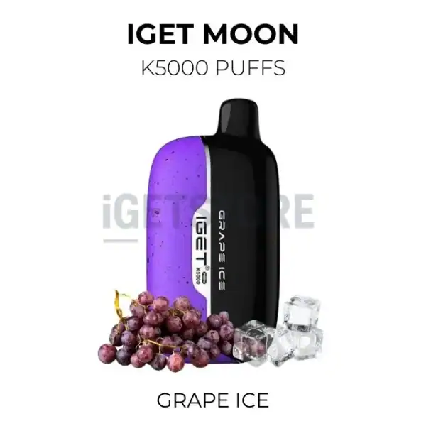 IGET Moon Grape Ice 5000 Puffs