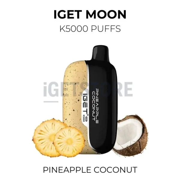 IGET Moon K5000 Puffs – Pineapple Coconut