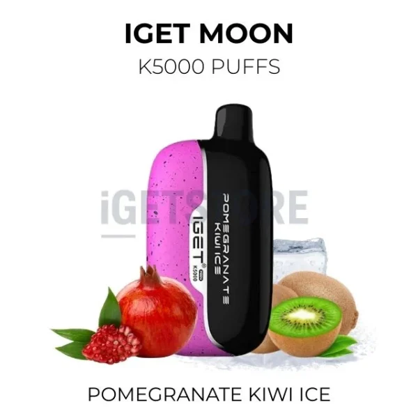 IGET Moon Pomegranate Kiwi Ice 5000 Puffs