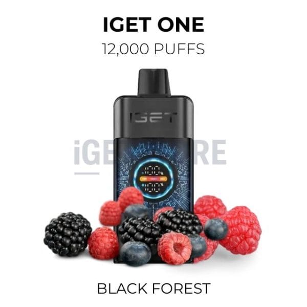 IGET ONE 12000 puffs – Black Forest